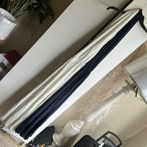 New Dress Navy Blue and white size 10 Halston